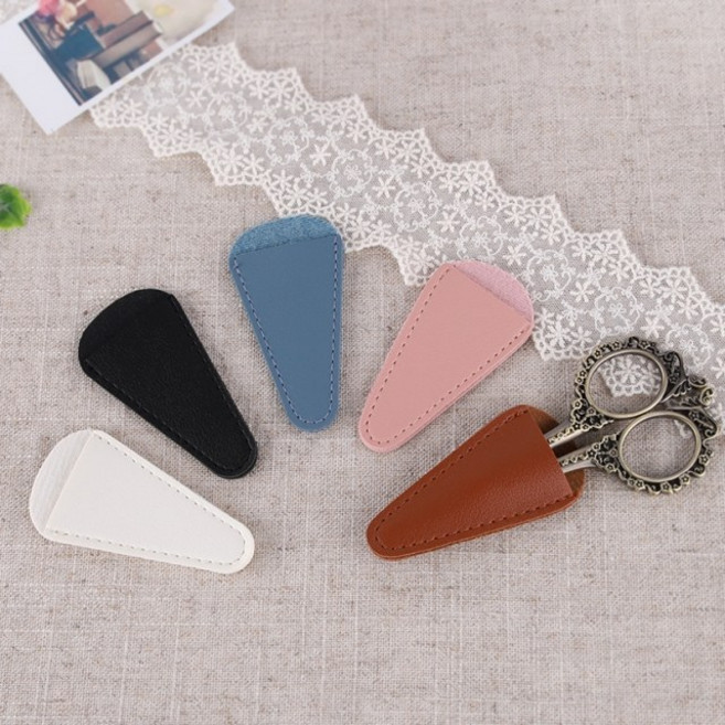 짱패브릭 미니 가위집 퀼트 가위집, 1개, 브라운