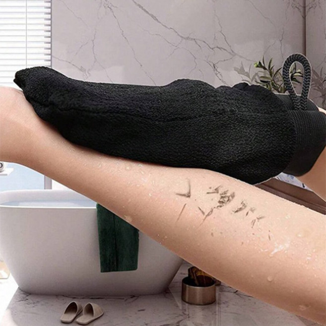 때르미러 요술 때밀이 극세사 저자극 때타올장갑과 롱때타올 set 2종, 때장갑 3P, 1, 3