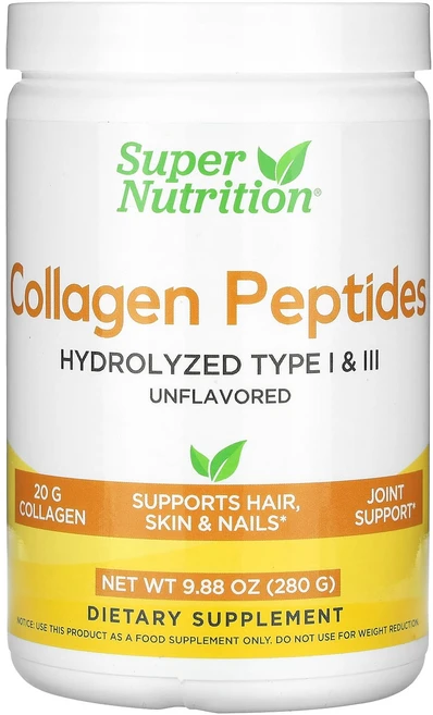 Super Nutrition 콜라겐 펩타이드 무맛 280g(9.88oz), SuperNutrition콜라겐펩타이드무맛280g988, 280g, 1개 - 쿠팡