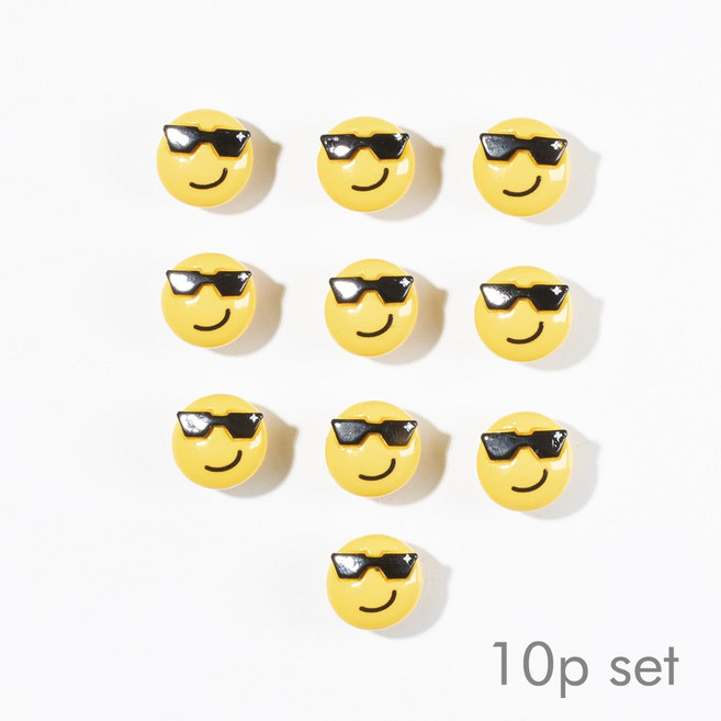 에버피크 쿨 스마일 냉장고 인테리어 자석 마그넷, 쿨스마일10p