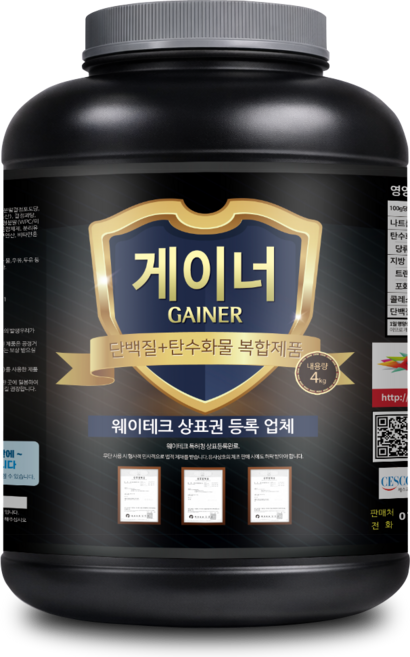 웨이테크 게이너 단백질 보충제 복합형 벌크업 헬스보충제, 4kg, 1개