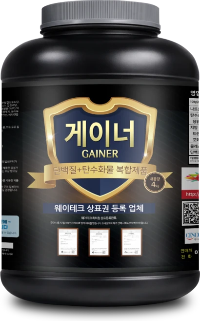 웨이테크 게이너 단백질 보충제 복합형 벌크업 헬스보충제, 4kg, 1개 - 쿠팡