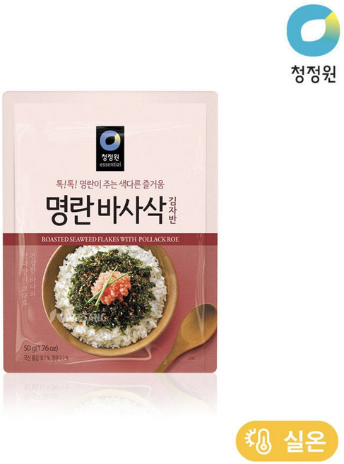 청정원 명란맛 바사삭김 김자반, 50g, 1개