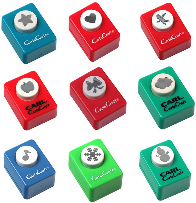 Carl 모양펀치 소 CP-1 꽃 잎 동물 70종, 13. 꽃잎6