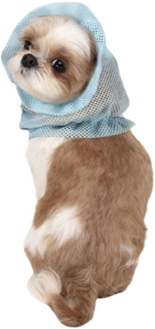 강아지 스누드 헤어 밴드 귀 통풍 귀여운 애견 염증 세수, 소형, 핑크, 1개