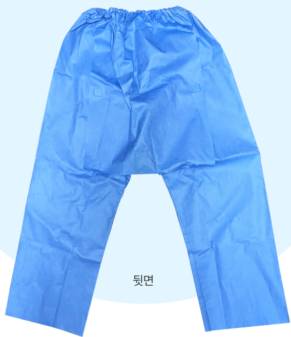케이엠 도우 일회용 대장내시경바지 긴바지형 대장항문외과 건강검진용 환자복 CFS-501, 10개