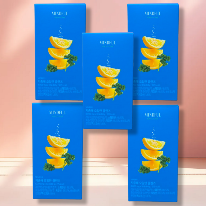 지중해오일만클렌즈 푸드올로지지중해오일만클렌즈 단기간, 10회분, 80g, 5개