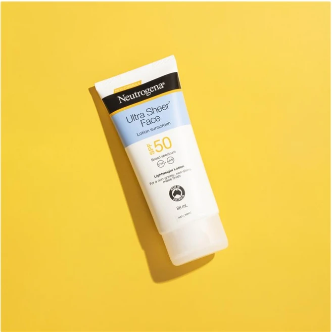 뉴트로지나 울트라 쉬어 페이스 로션 선스크린 SPF 50, 88ml, 1개 - 쿠팡