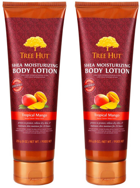 트리헛 시어 모이스처라이징 바디 로션 트로피컬 망고 향, 2개