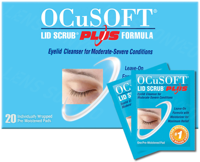 오큐소프트 리드스크럽플러스 포뮬라 눈꺼풀세정제, 40개, 1.45g