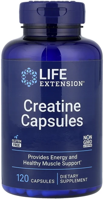 헁복하고 건강하세요 Life Extension 크레아틴 캡슐 캡슐 120정 늘 챙기셔야합니다, LifeExtension크레아틴캡슐캡슐120정, 1개 - 쿠팡