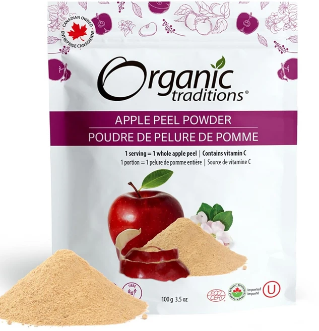 오가닉 트래디션 애플 필 사과껍질 파우더100g, 1개 - 쿠팡