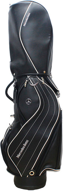 벤츠 골프가방 경량캐디백 5분할 합성수지 블랙컬러에 화이트 라인 KIM122403