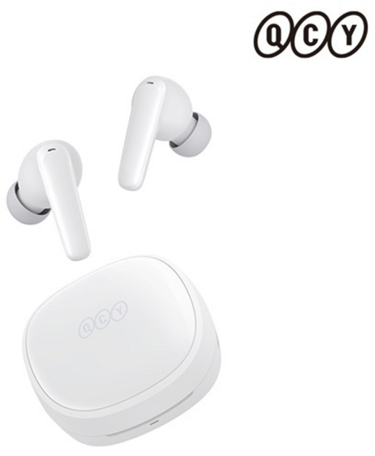 (QCY) (블루투스 이어폰) QCY 블루투스 이어폰 T13X APP (화이트)