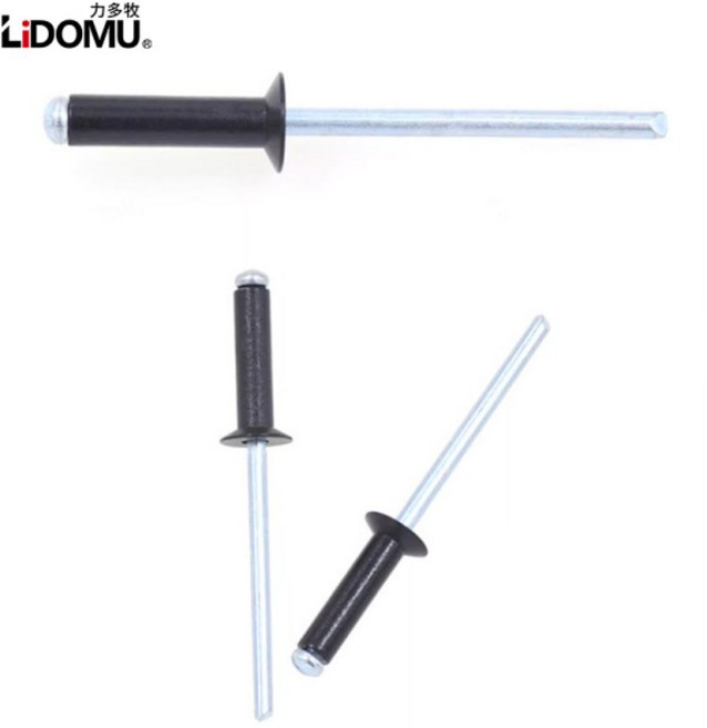 30/50pcs 알루미늄 카운터 싱크 헤드 블랙 블라인드 리벳 표준 유형 2.4mm, 01 30 개, 09 3.2x12 mm