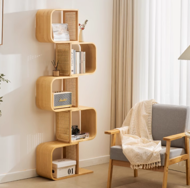 [카샤가구] 원목 북타워 인테리어 책장 책꽂이 B타입 HB9-26, 03)3단