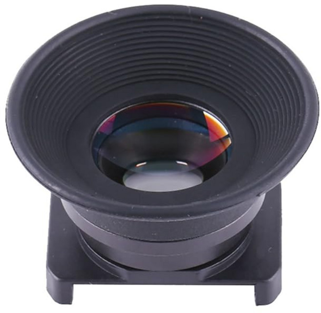 Yosoo 줌 파인더 뷰 파인더 1.5배 고정 초점 파인더 접안 렌즈 확대경 아이컵 DSLR 카메라와 호환 가능 플라스틱 + 광학 유리 내구성