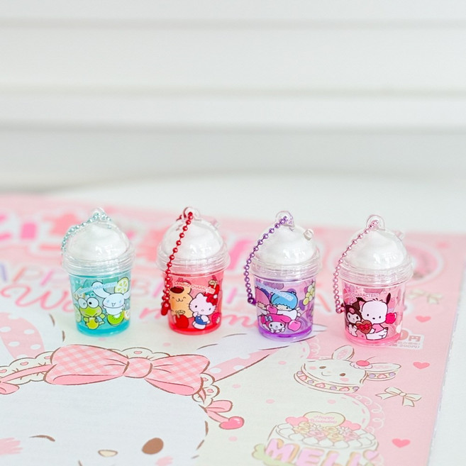 산리오 파르페 키링 열쇠고리 키홀더 산리오 캐릭터즈 굿즈, 시나케, 시나케, 1개