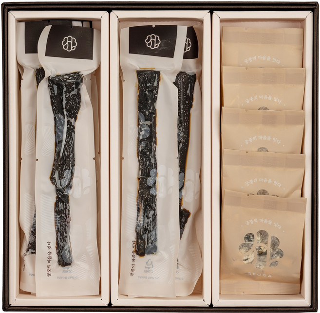 궁중비법 서가 국산 통뿌리 도라지정과 콩고물 도라지정과 세트 양가 첫인사 상견례 어버이날 부모님 선물, 1세트, 산서함611 민트 보자기