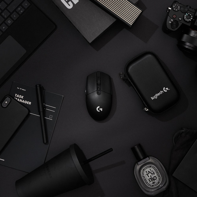 로지텍 LIGHTSPEED 무선 게이밍 마우스, 블랙, G304