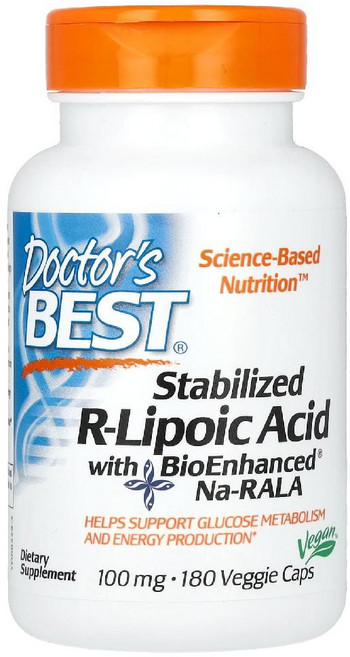 닥터스베스트 R리포산 100mg 180정 알파리포산 알리포산 비오틴 디비오틴 RALA, 1개