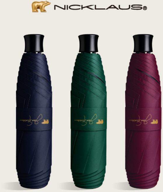 잭니클라우스 3단수동 UV 암막 초미니 우양산