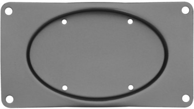 넥시 모니터암 베사 확장 브라켓 NX-XMA-05, 무광 블랙, 1개