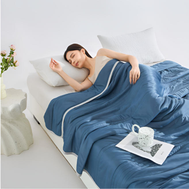 시뭉하우스 통기성좋은 아이스실크 쿨링 냉감이불