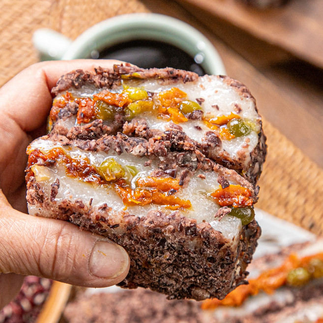 [30년전통] 통팥 호박 찰시루떡, 1개, 1kg