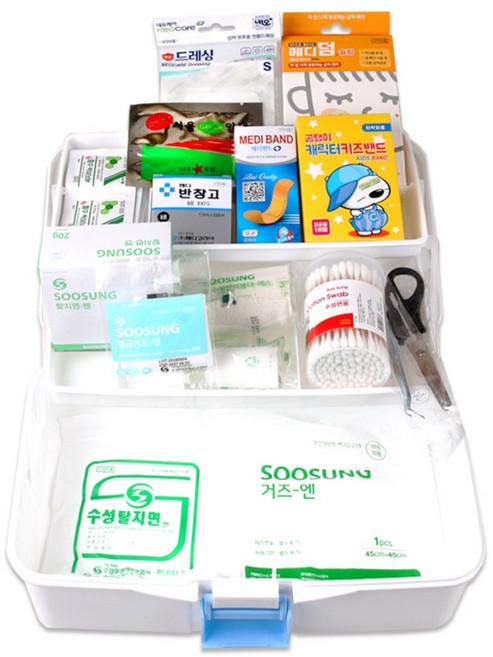 한양 구급함 세트 중형 16종, 1세트