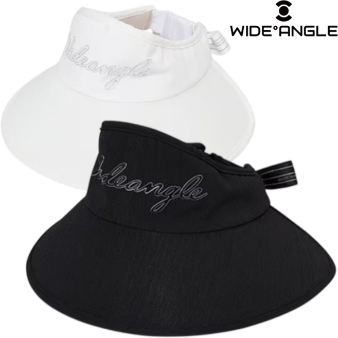 와이드앵글 여성 모자 봄 여름 필드 라운딩 파크골프 와이드챙 바이저 햇, 1개, 블랙(Z1)