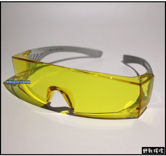 APEX 戰術射擊眼鏡 抗UV400 護目鏡 運動太陽眼鏡, 黃色, 1個