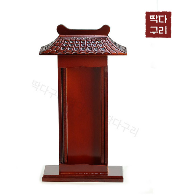 딱다구리 물푸레나무 원목제기 위패 지방틀, 1개