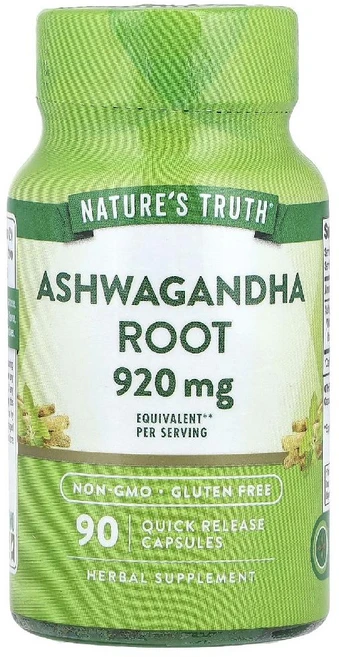 네이처스트루스 아슈와간다 뿌리 920mg Ashwagandha 캡슐 90정, 1개 - 쿠팡