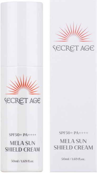[홈쇼핑완판템] 시크릿에이지 멜라 선 쉴드 크림 SPF50+ PA++++ 기미지우개 기미선크림, 1개, 50ml