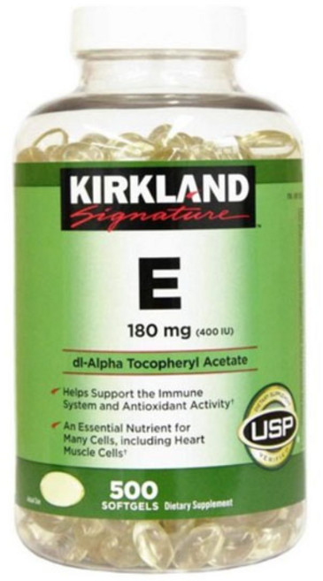 커클랜드시그니춰 E 180mg 소프트젤, 500정, 1개