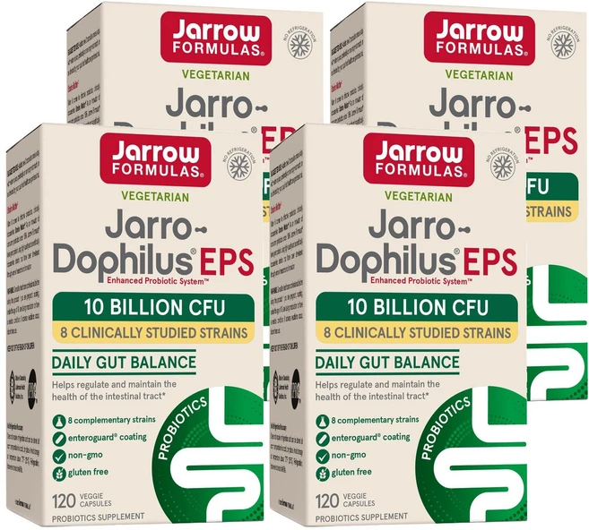 재로우 자로-도필러스 EPS 다이제스티브 프로바이오틱 유산균 100억 베지 캡슐, 120정, 4개 - 쿠팡