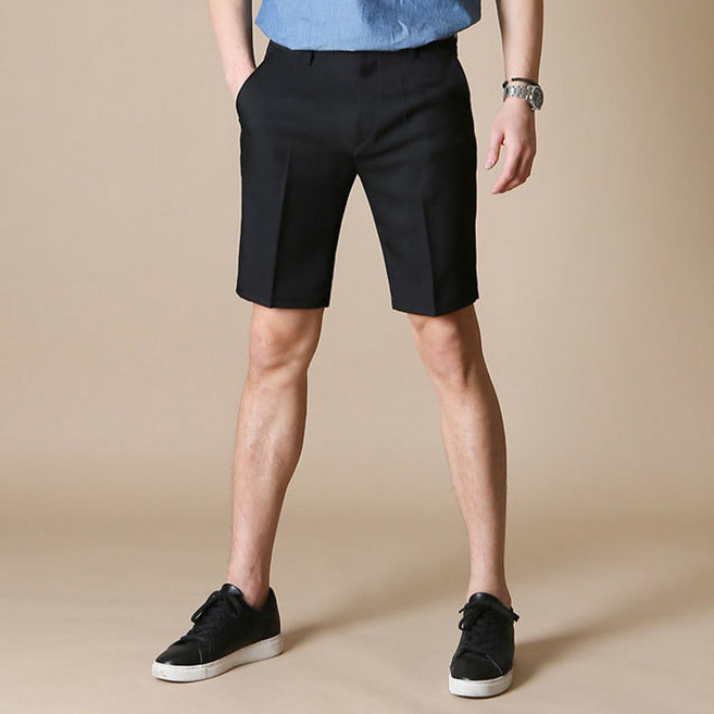 블루포스 몰딘 5부 슬랙스 반바지 여름바지 남성 캐쥬얼 의류 남자 면바지 슬렉스