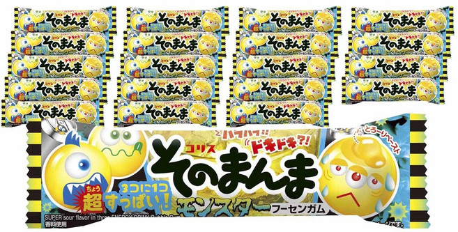 coris 소노만마 몬스터 풍선껌 3개입, 20개, 14.4g