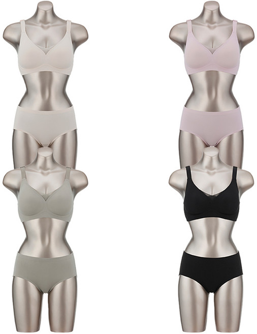 비비안 아쿠아 퓨징 볼륨 노와이어 여성 속옷 세트 8종