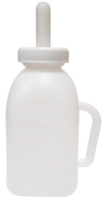 송아지 젖병 1L 포유기 (투명실리콘), 1개