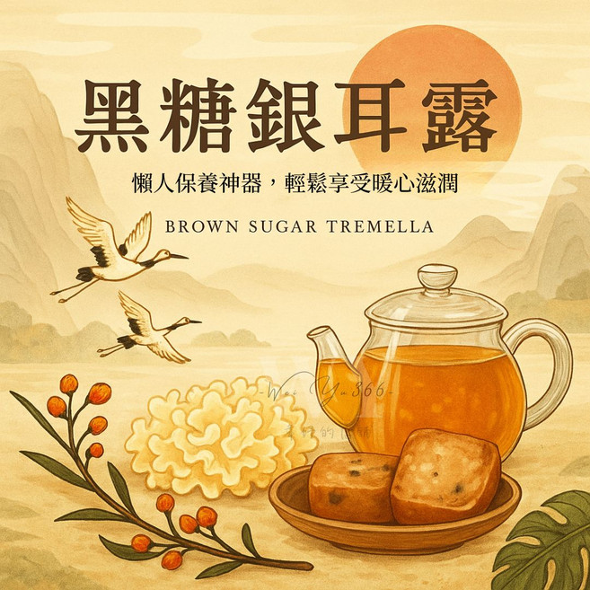 好蔗 黑糖銀耳露 方便攜帶 滋補養顏, 33g, 45個