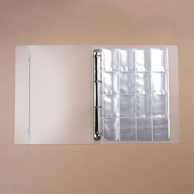 왁스실링보관첩 앨범 띠부띠부씰앨범 씰보관 씰링 스티커수집 수첩 투명비닐첩, 10