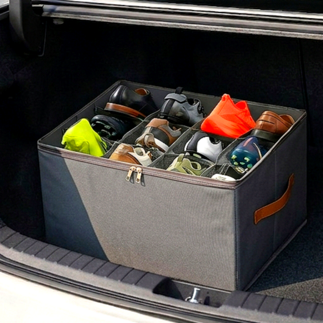 다마온즈 자동차 트렁크 신발 보관함, 그레이