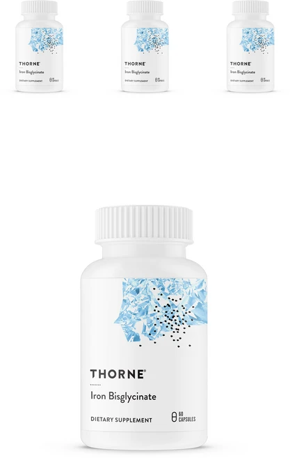 쏜리서치 철분 비스글리시네이트 캡슐, 60정, 4개 - 쿠팡