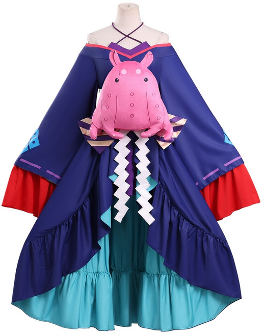 루나미 야치요 의상 코스프레 초 가구야 공주 코스튬 옷 행사 촬영