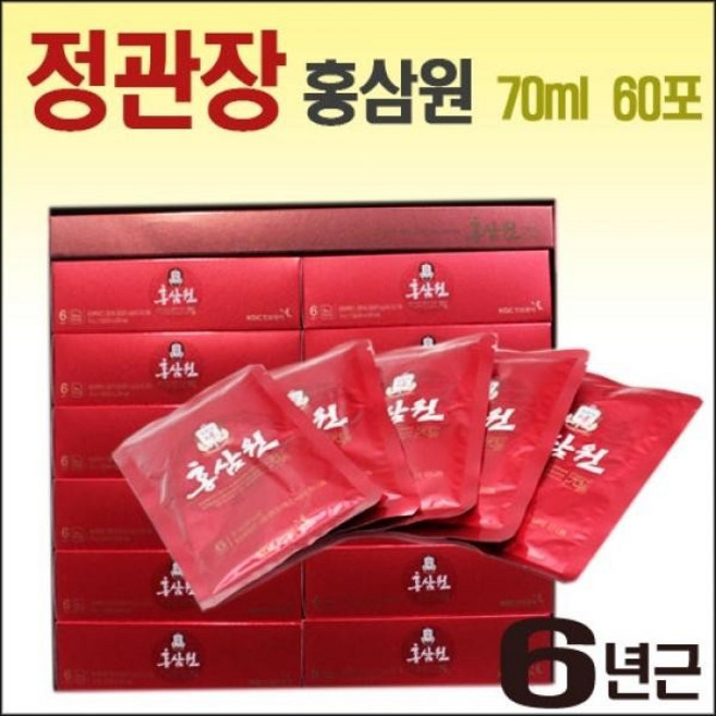 홍삼원 70ml*60포 명절선물세트 설 선물 로스팜 햄선물세트 청정원, 70ml, 1개