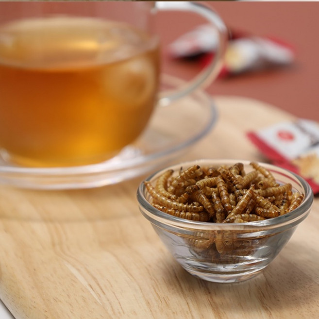 국산 건조 애벌레 고소한 밀웜 고소애 100g 1병 2병 3병 맛있는 식용곤충 고단백 영양간식 스낵 수험생 회복기 환자 부모님 단백질 보충식품, 3개