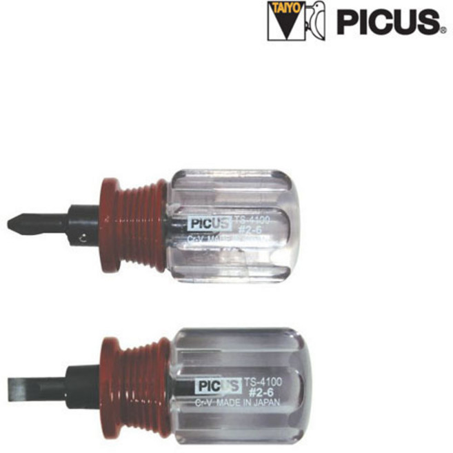 [피코스] TS-4100-2 / 주먹 양용 드라이버 6 x 38mm, 1개