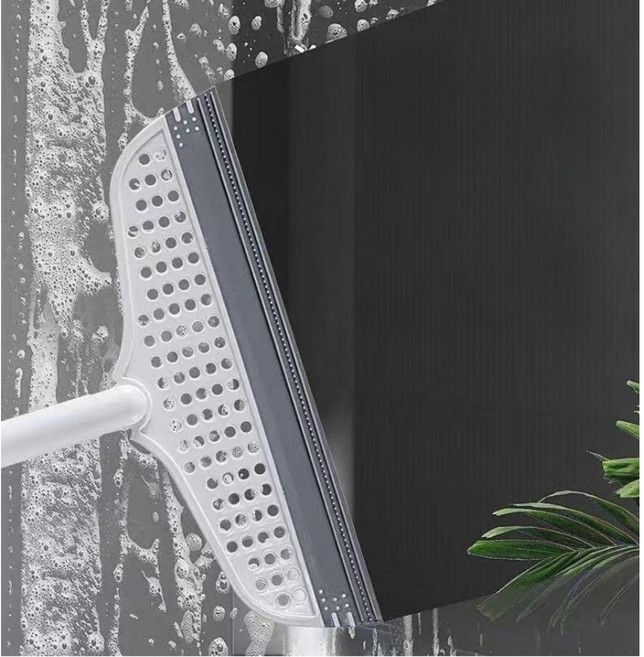 메종드 실리콘 빗자루 다용도 회전헤드 욕실청소 물기제거 밀착 화장실 바닥, 매직 다용도 빗자루, 1개